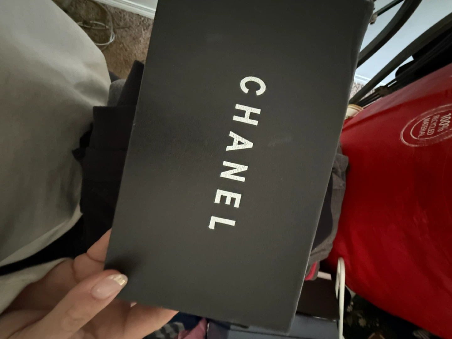 Chanel Camellia Wallet - Black