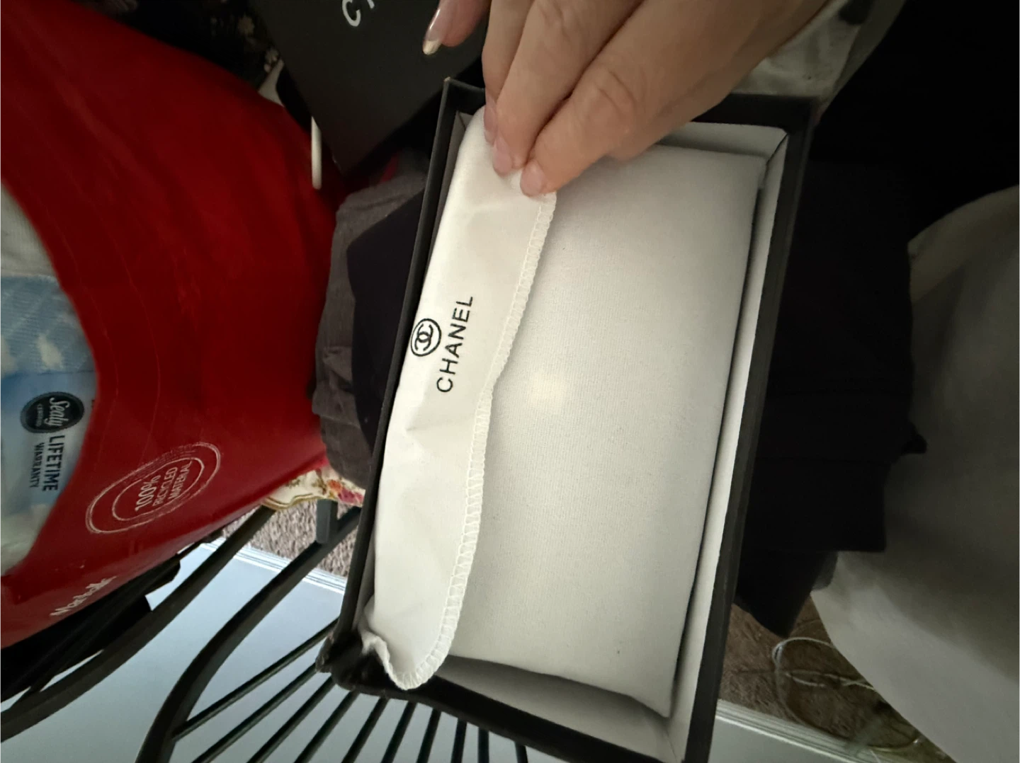 Chanel Camellia Wallet - Black - photo 3