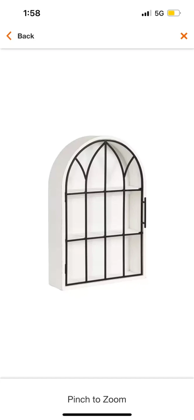 NewArched Window Wall Shelf - White thumbnail