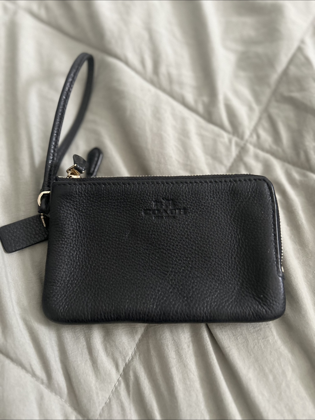 Coach Black Wristlet