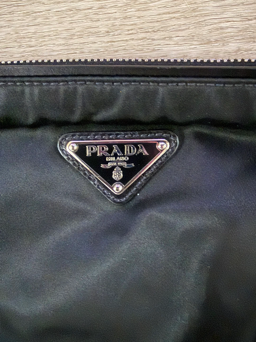 Authentic Prada Black Nylon Crossbody Bag - photo 2