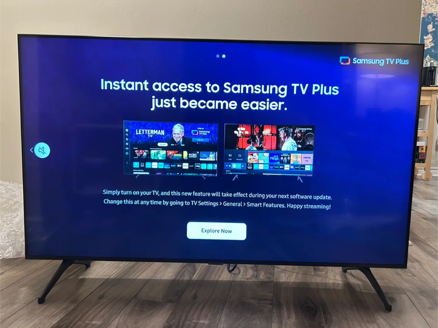 Samsung 50” Smart TV 4K image indicator(2)