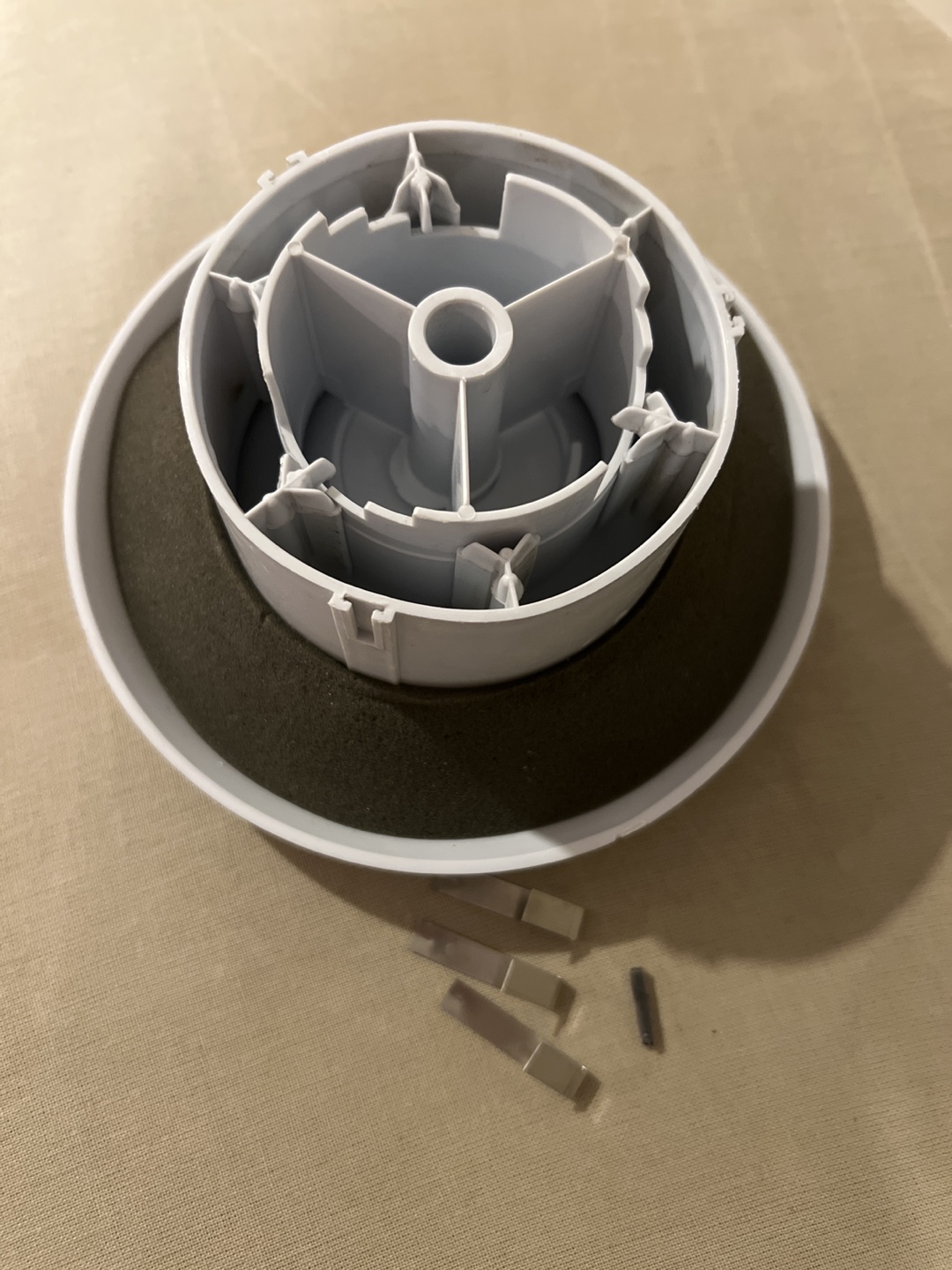 White Ceiling or wall vent air Diffuser - photo 2