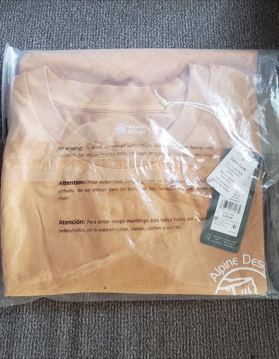 New Alpine Design Graphic Tee - Size L