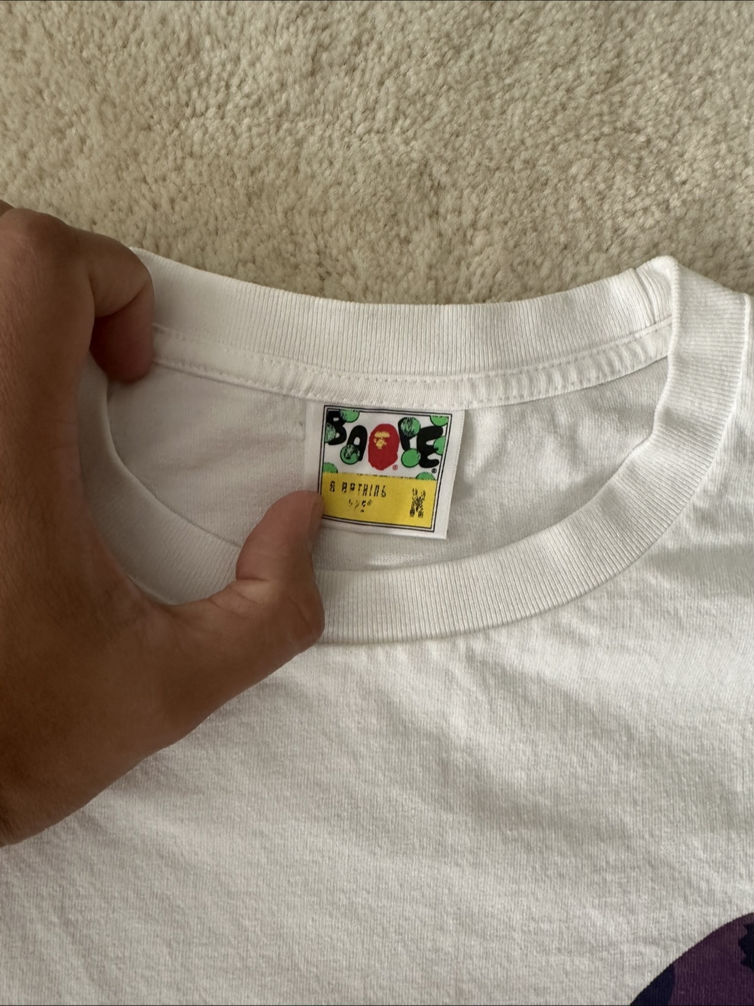Bathing Ape (BAPE) T-Shirt - White, Size Unknown - photo 3