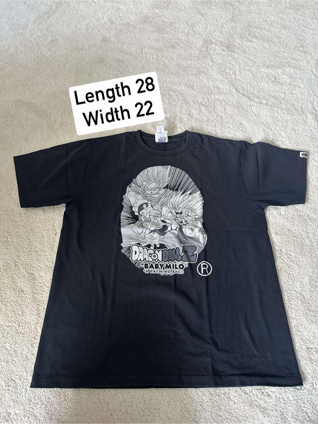 Dragon Ball Z x Baby Milo T-shirt (L)
