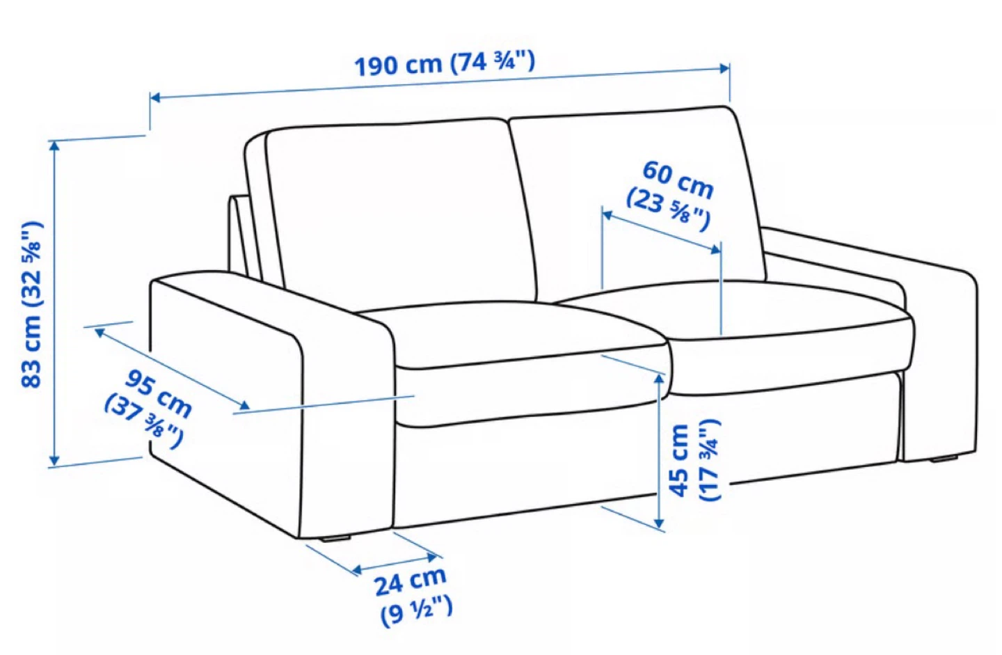Kivik IKEA Sofa - photo 4
