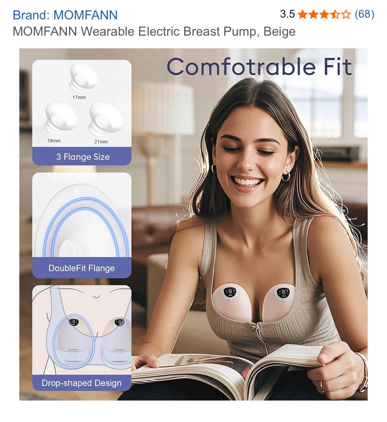 New Momfann Electric Breast Pump - photo 5