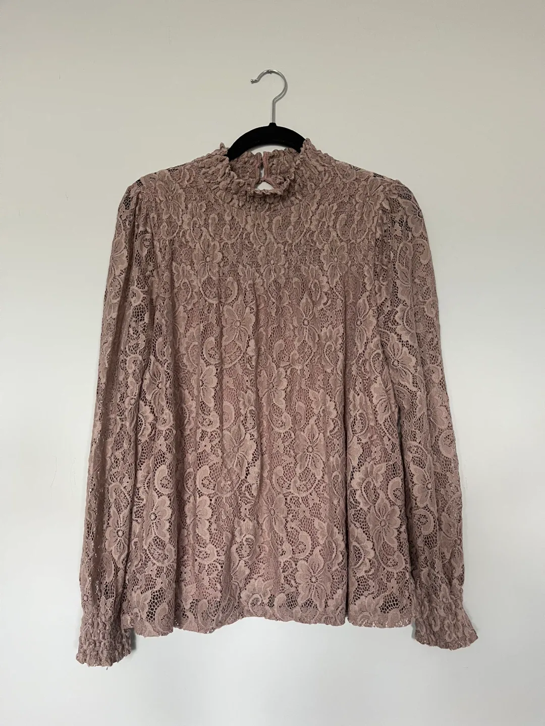 Lace long sleeve shirt thumbnail