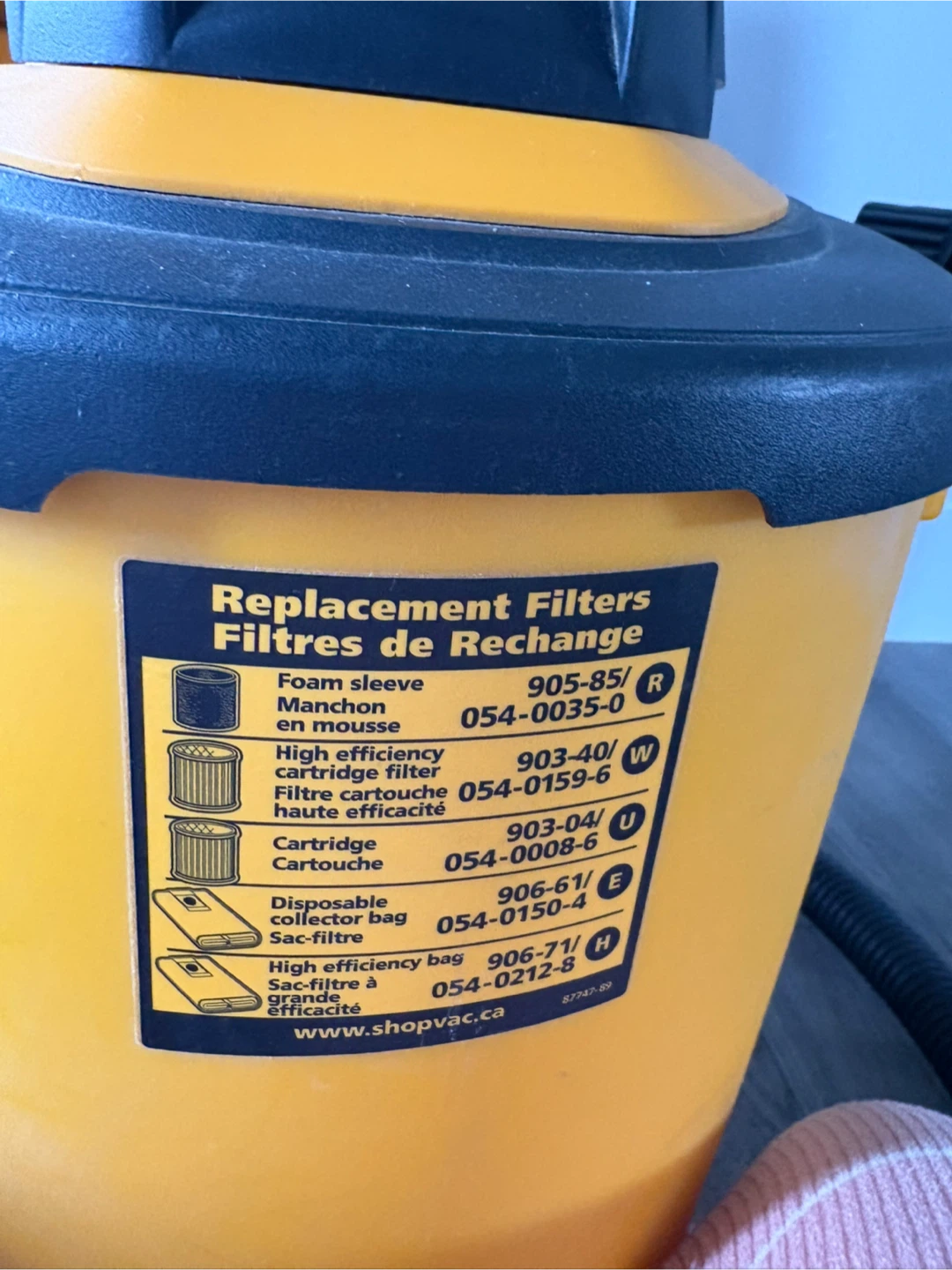 Shop-Vac Wet/Dry Vac 2.5 HP - photo 2