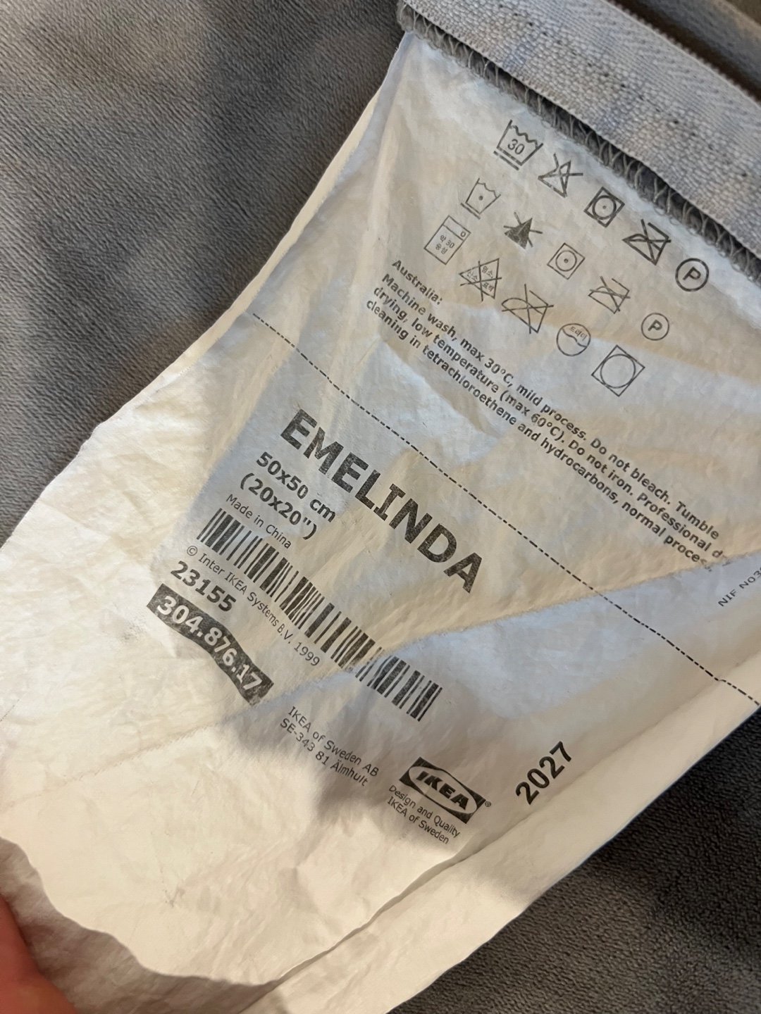 IKEA Emelinda Cushion Cover - 50x50 cm - photo 3