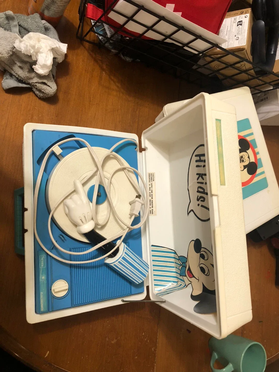 Vintage Sears Mickey Mouse Record Player image indicator(5)