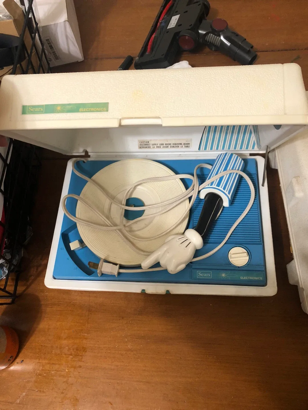 Vintage Sears Mickey Mouse Record Player image indicator(2)