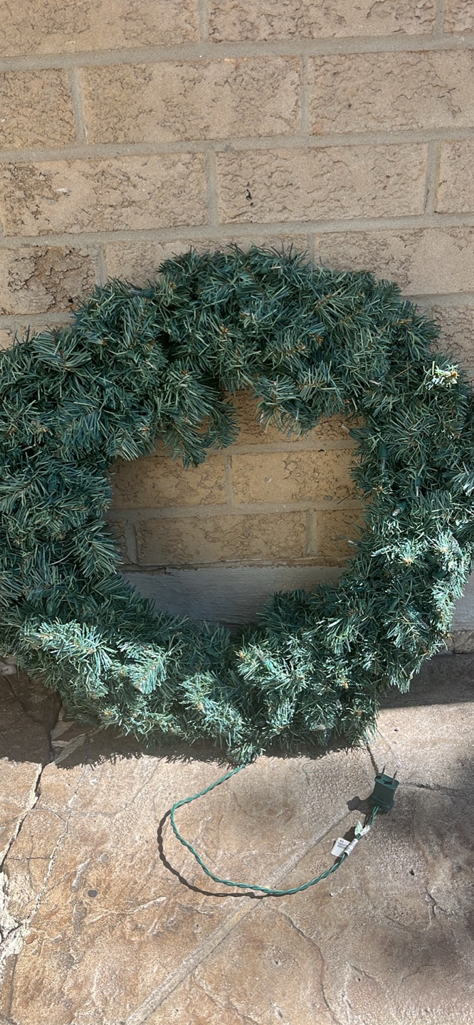 Lighted Christmas Wreath 🏆