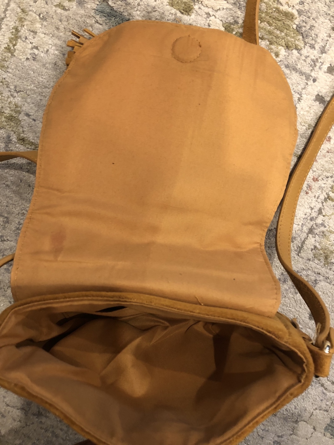 Brown Suede Crossbody Bag - photo 3