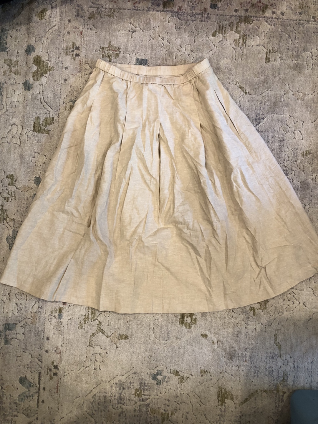 Uniqlo Linen Blend Skirt - Size S