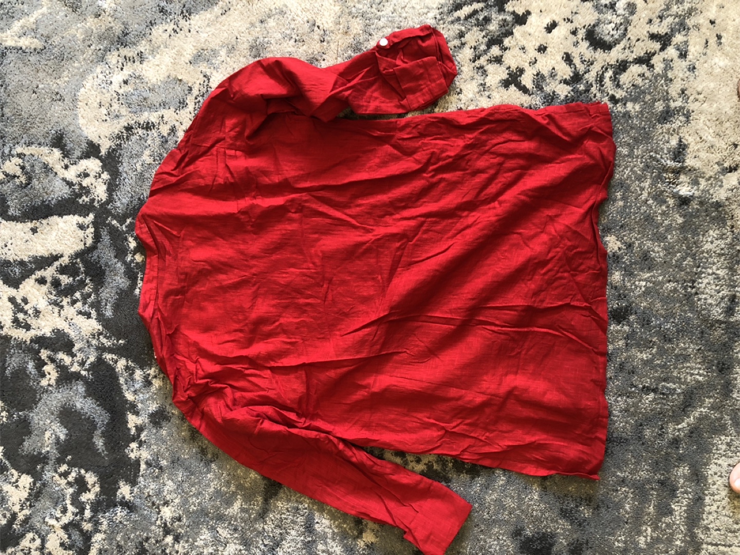 Panchi Red Embroidered Blouse - Size XXL - photo 5