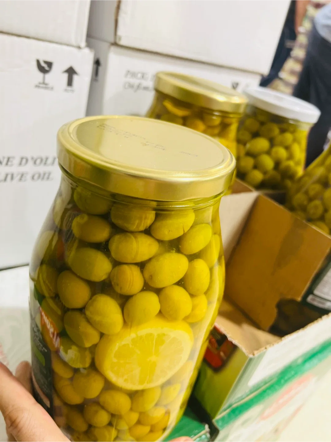 Alsohul Green Olives Pickles - 2.84L image indicator(3)