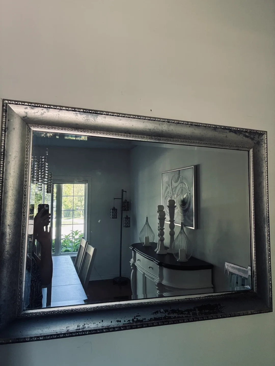 Gorgeous 42”x 32” large mirror thumbnail