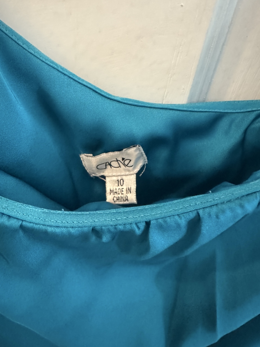 Cache One-Shoulder Dress - Size 10 - photo 3