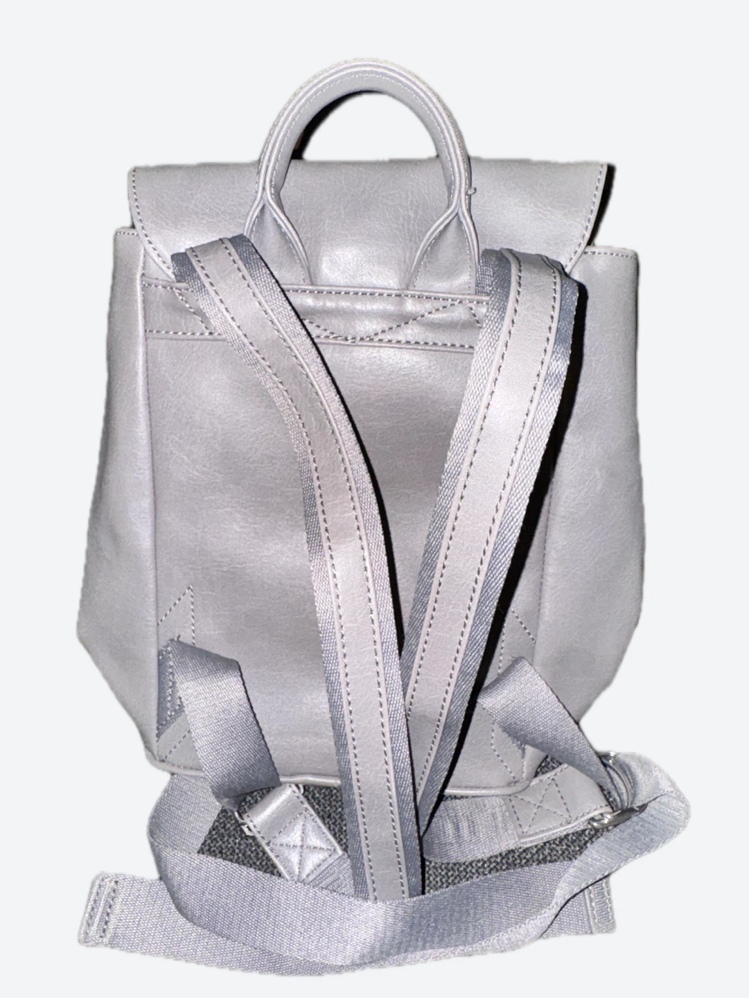 Matt & Nat Gray Vegan Leather Backpack - photo 2