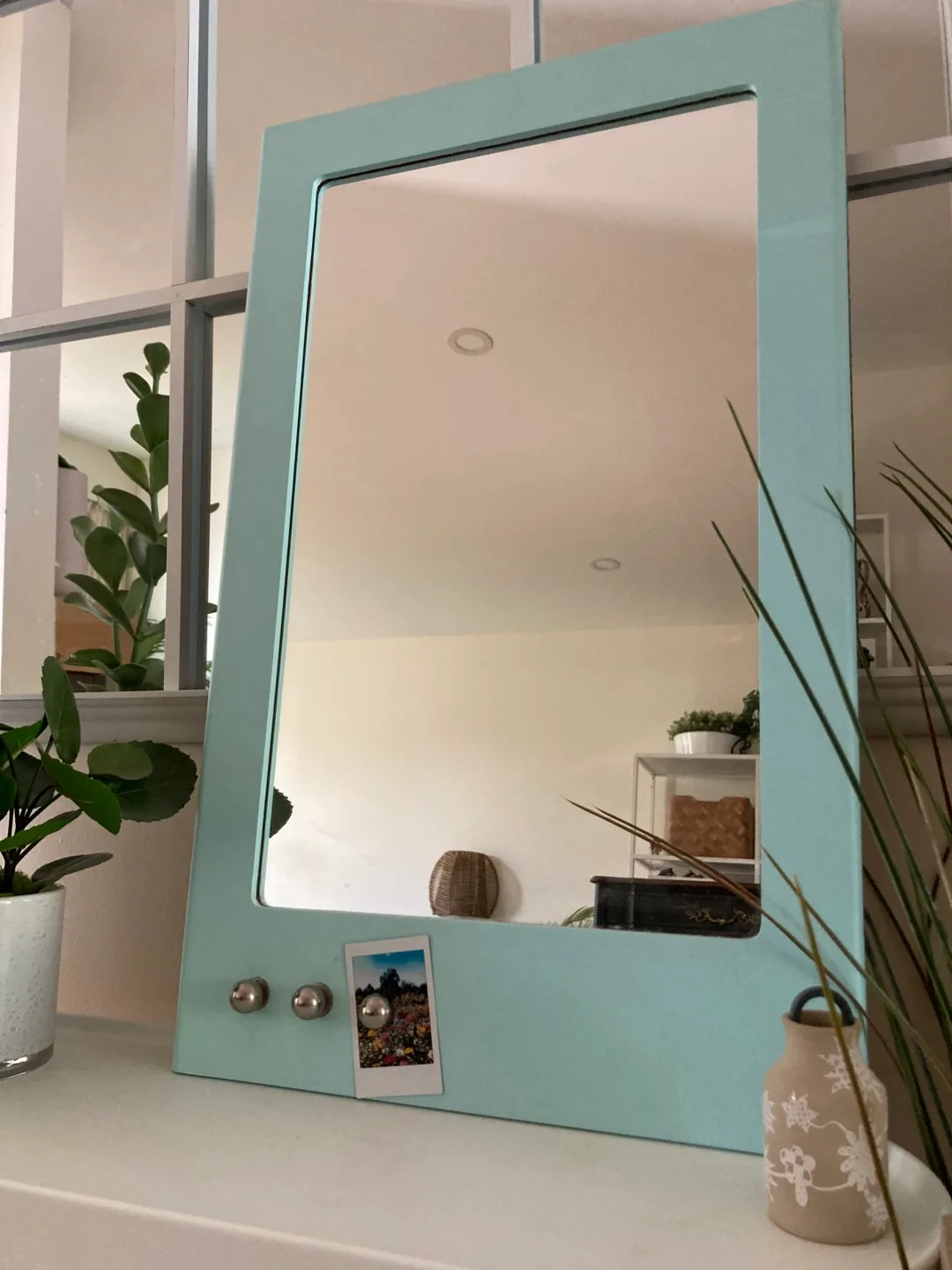 Umbra D-Lab Mirror, Aqua Blue image indicator(6)