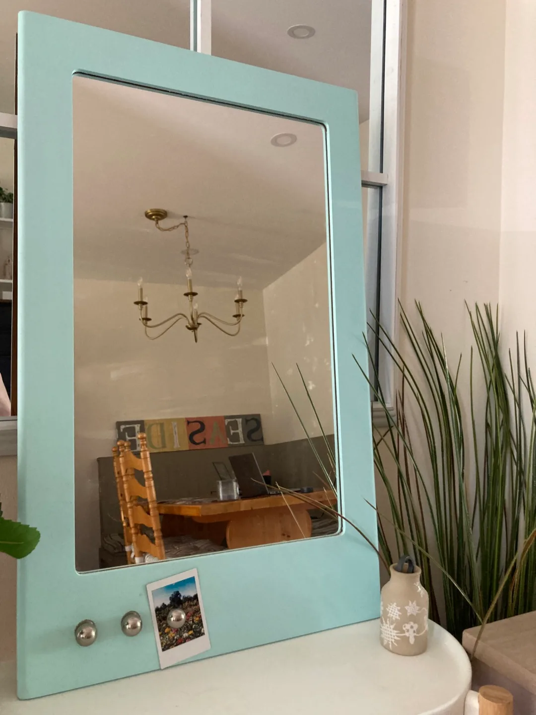 Umbra D-Lab Mirror, Aqua Blue image indicator(5)