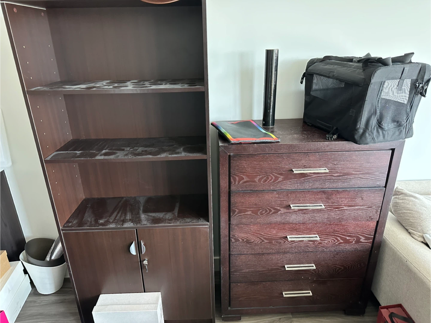 Wood Dresser - 4 Drawer