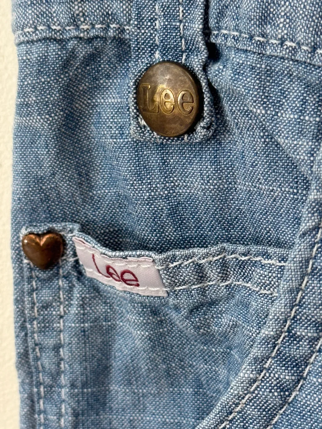 Lee x Earth Music & Ecology Vintage Denim Overall Women’s Small image indicator(6)