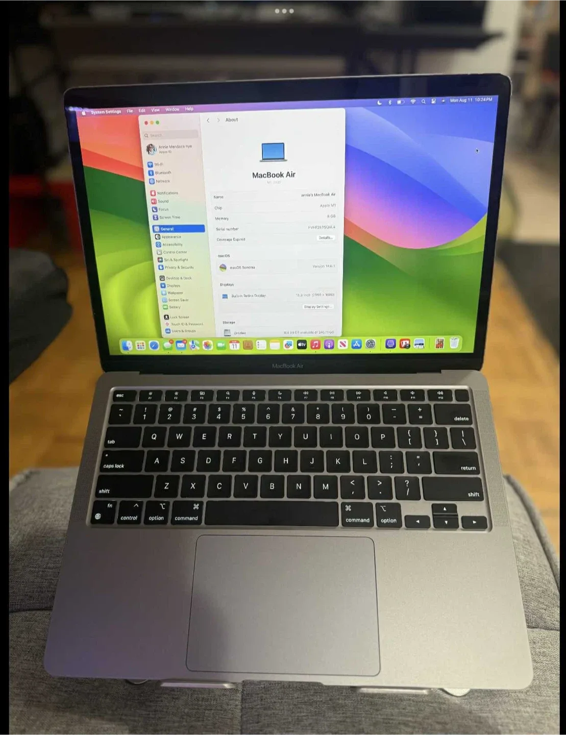 MacBook Air 2020 M1Chip 8Gb, 256 Gb 13 inch image indicator(5)