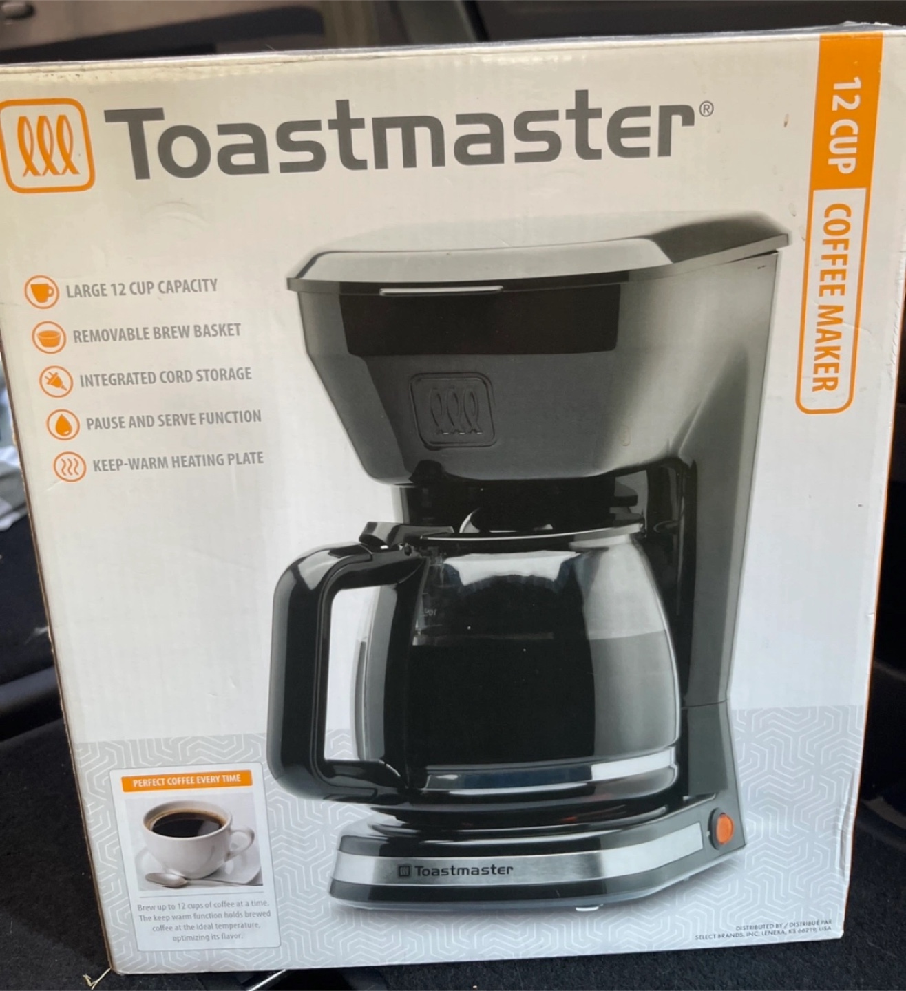 Toastmaster 12-Cup Coffee Maker - New in Box!