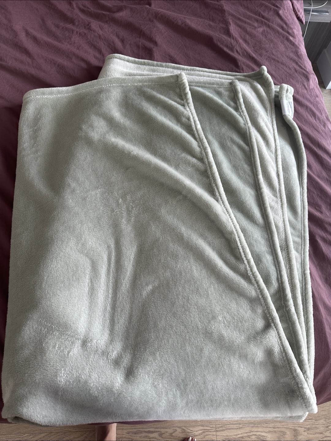 Cozy sage green Blanket