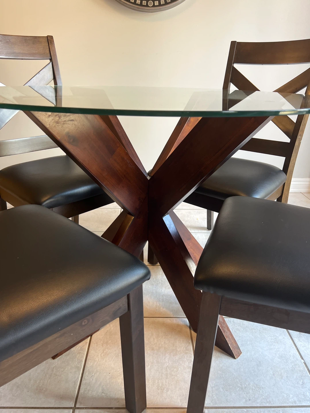 Glass Top Table