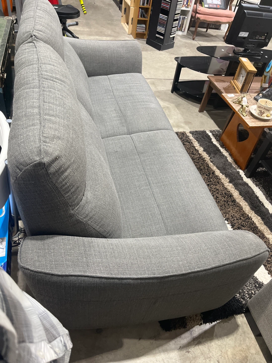 Grey Fabric Sofa - photo 3