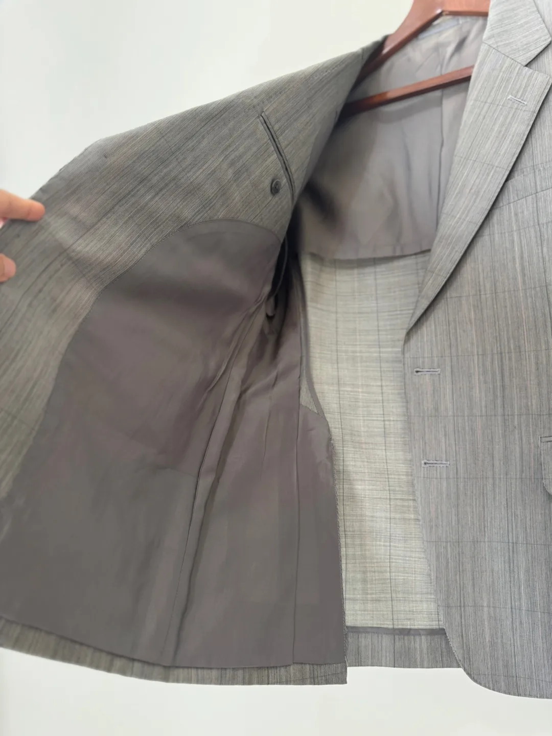 Burberrys Vintage Wool Blazer Jacket Classic 100% Wool Luxury image indicator(9)