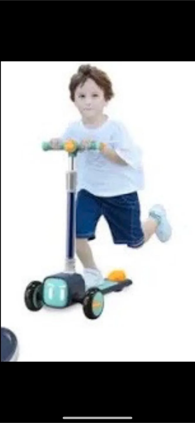 Tricycle Bike and 4-Wheel Scooter Set image indicator(9)