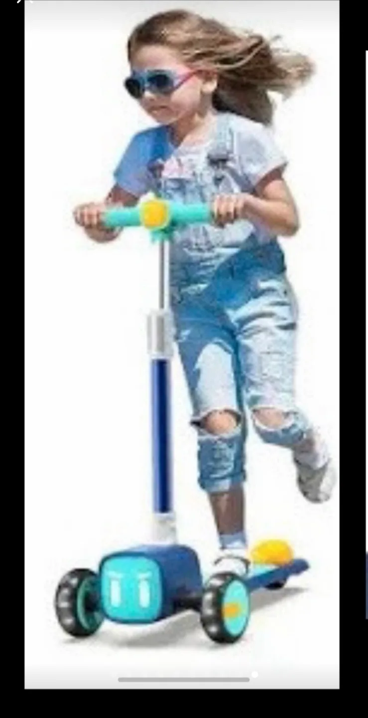 Tricycle Bike and 4-Wheel Scooter Set image indicator(10)