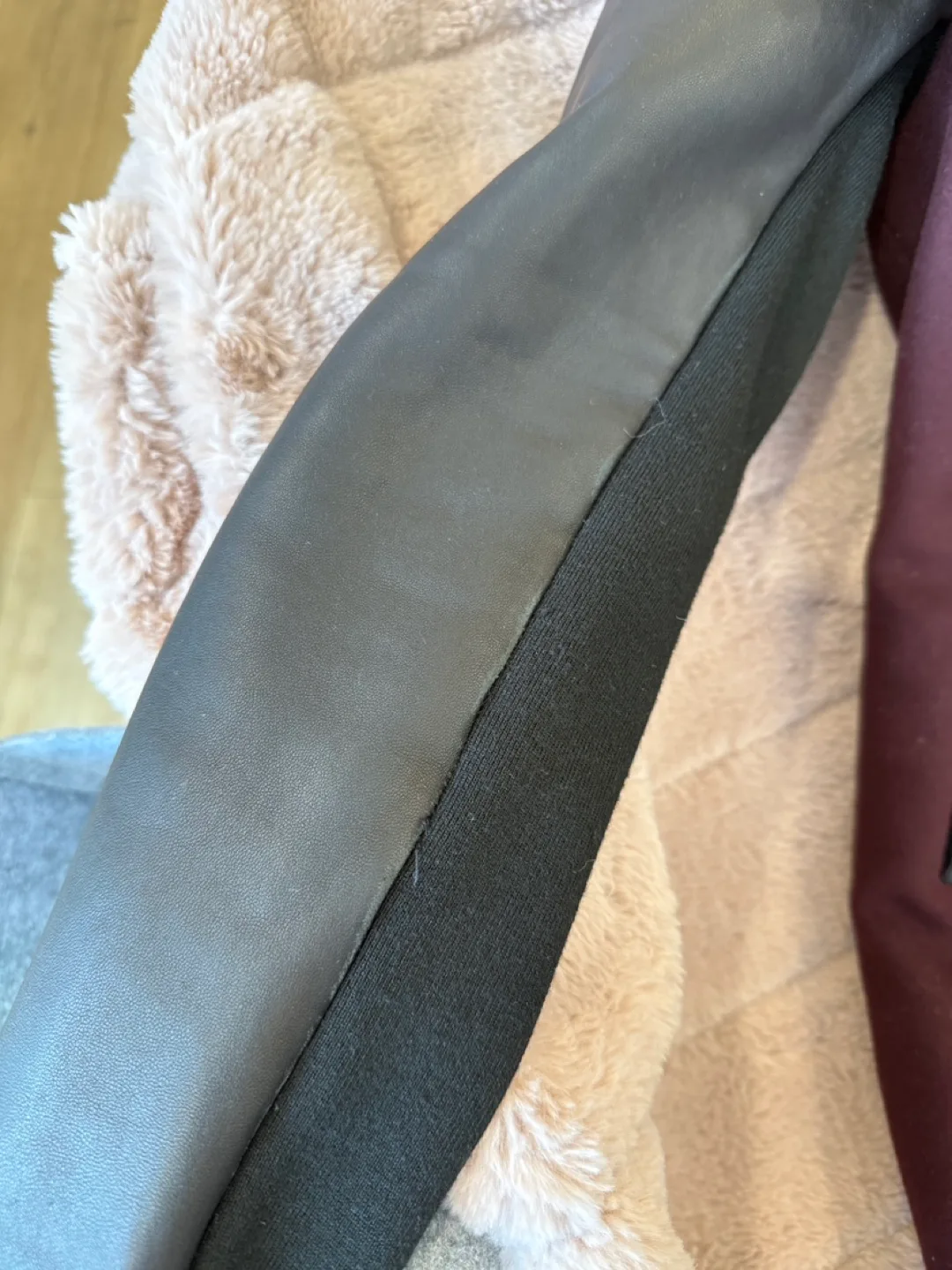 Mackage Burgundy Wool Blend Jacket- size xs image indicator(2)