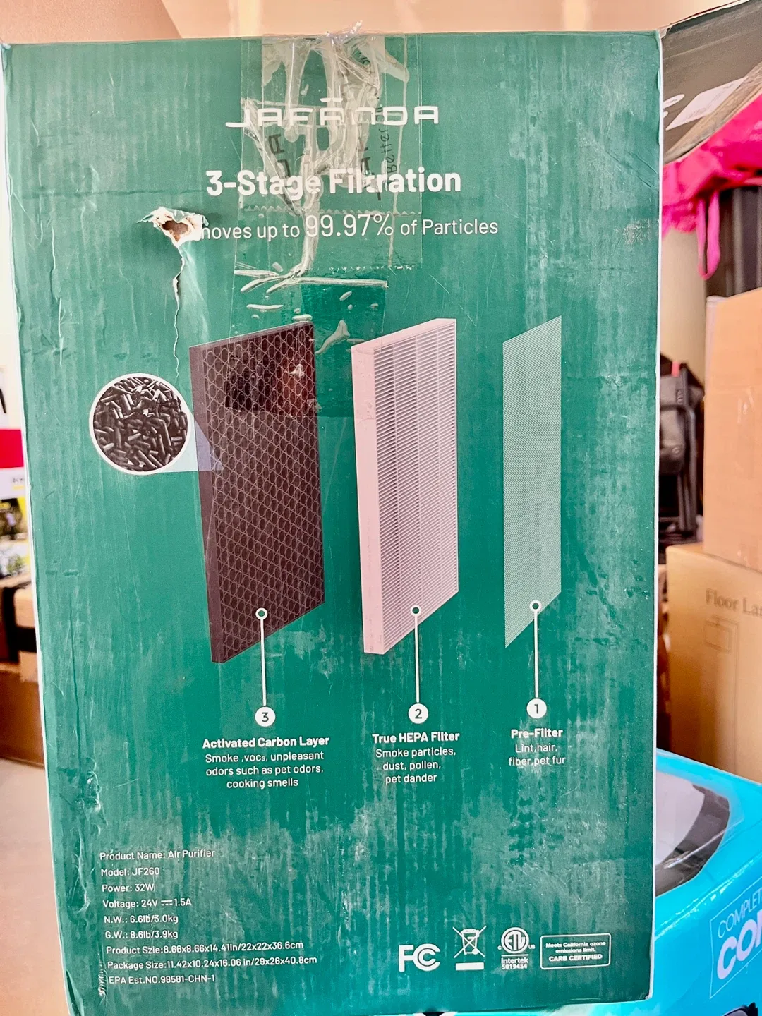 Jafanda Air Purifier JF260 - White image indicator(3)