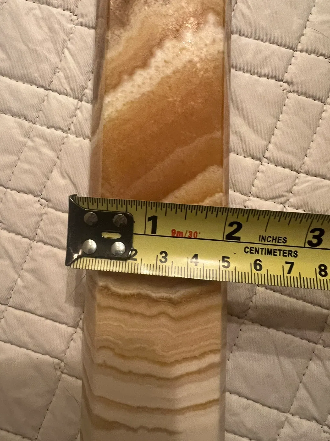 Massive orange calcite tower image indicator(2)