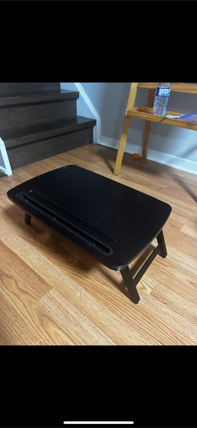 Black Folding Bed Desk