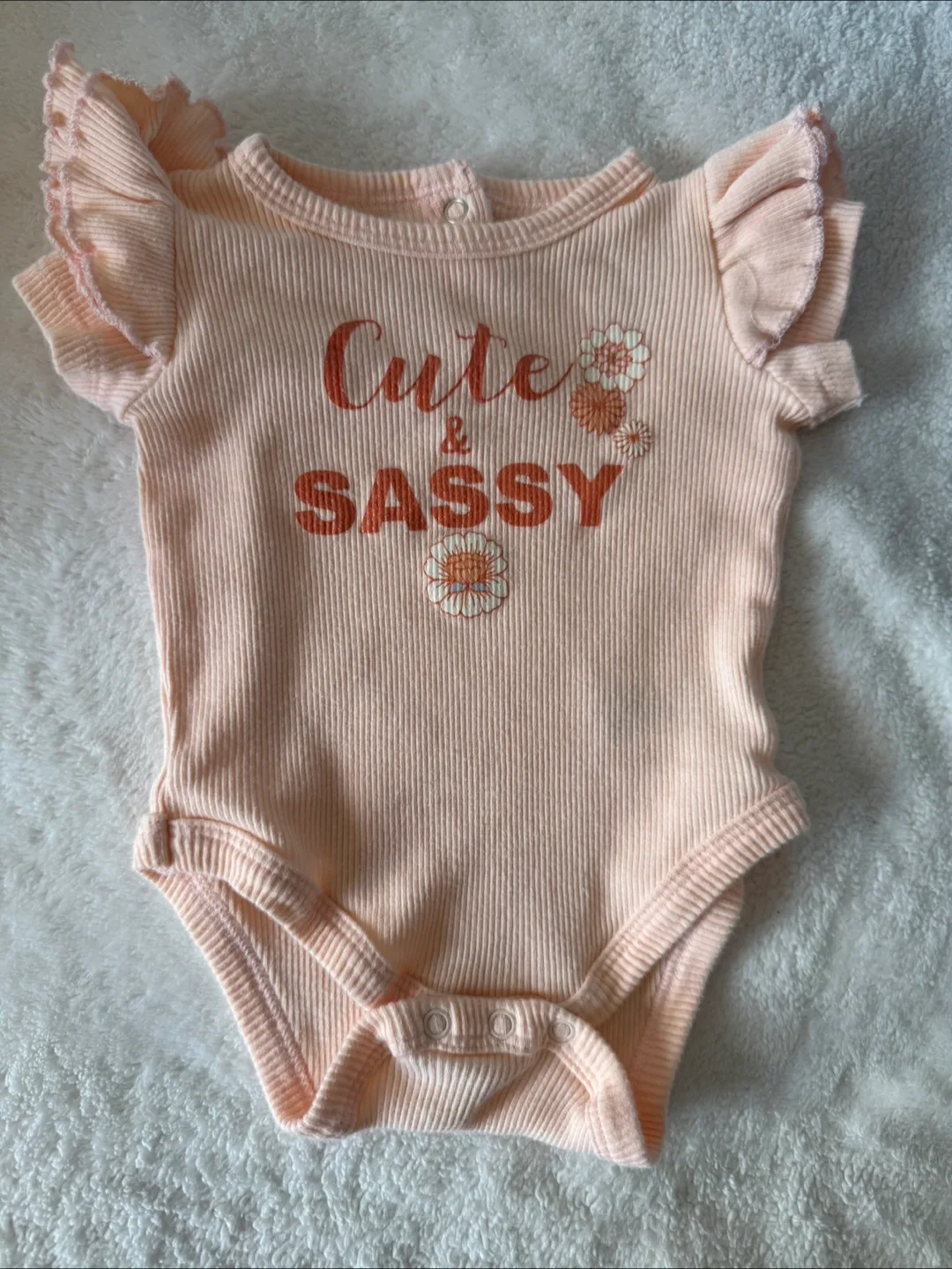 Catherine & Me Baby Onesie - 3-6M 🥕