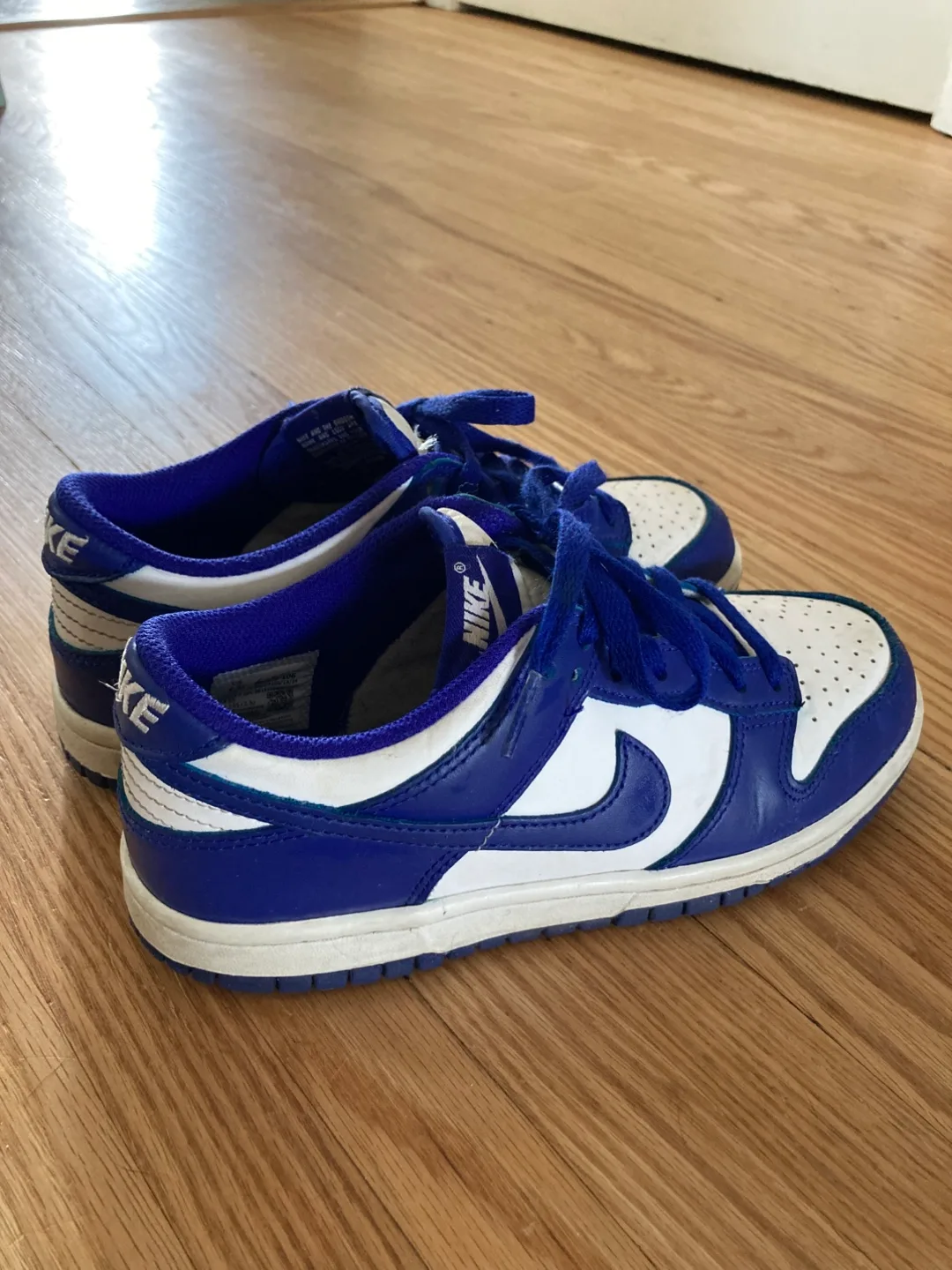 Nike Dunk Low - Blue/White - Size 4.5Y image indicator(2)