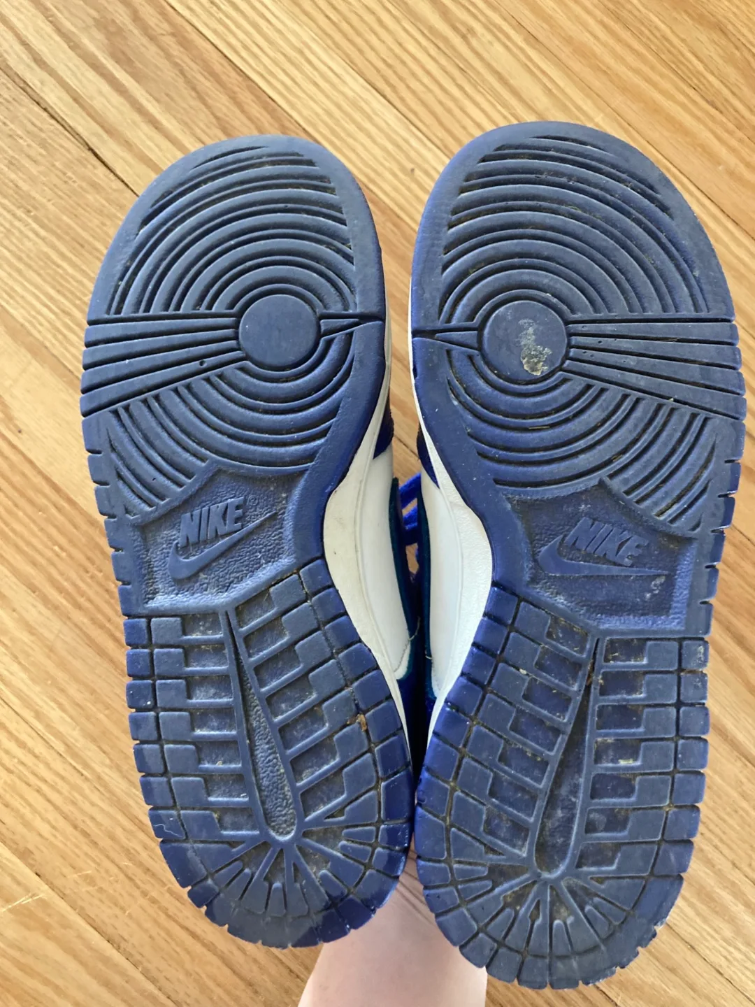 Nike Dunk Low - Blue/White - Size 4.5Y image indicator(4)