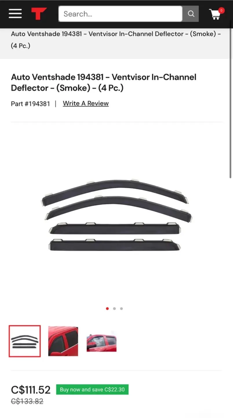 Auto Ventshade Ford Super Duty 17-25 image indicator(10)