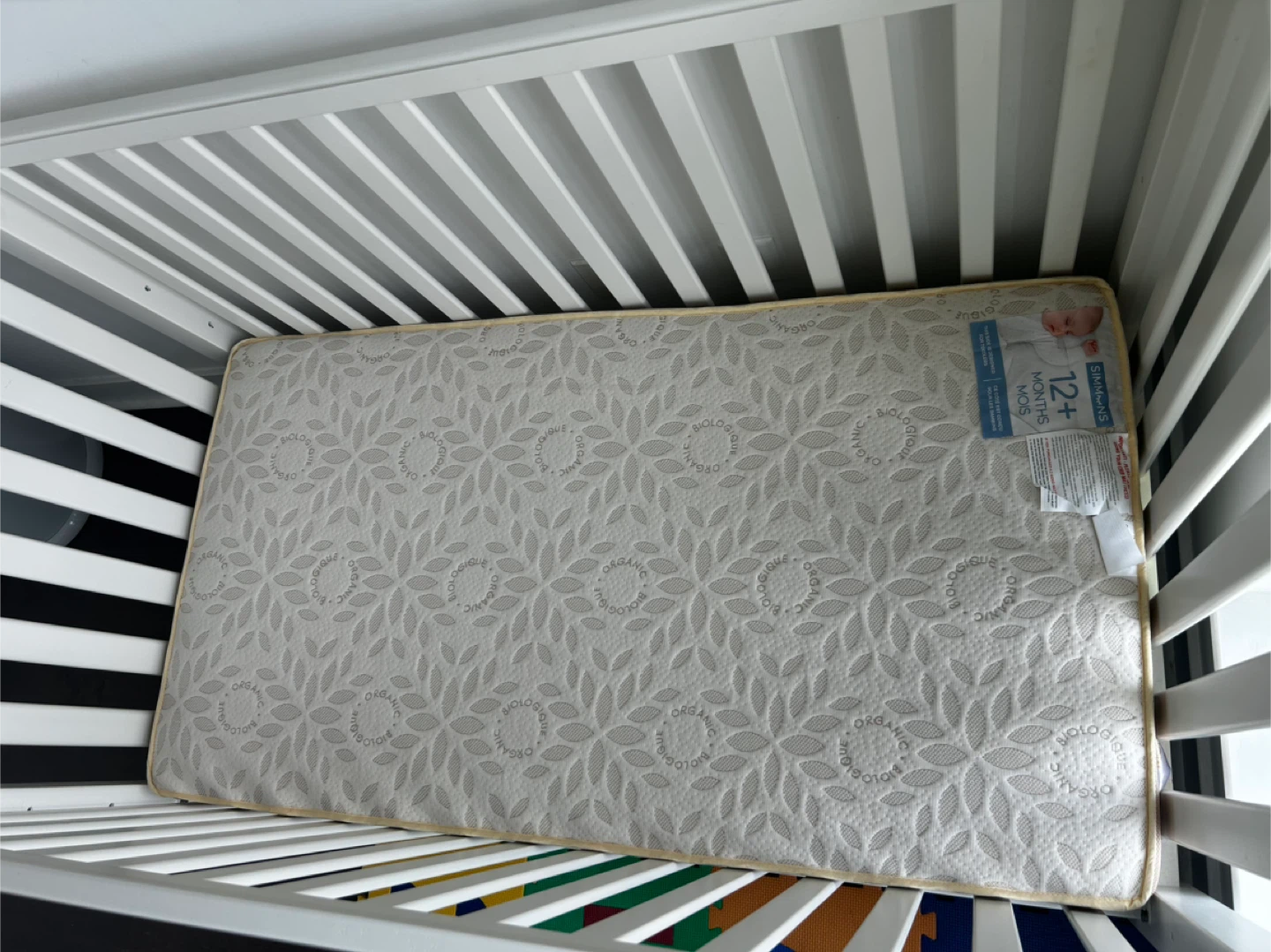 Simmons Kids Organic Crib Mattress - Like New! - photo 3