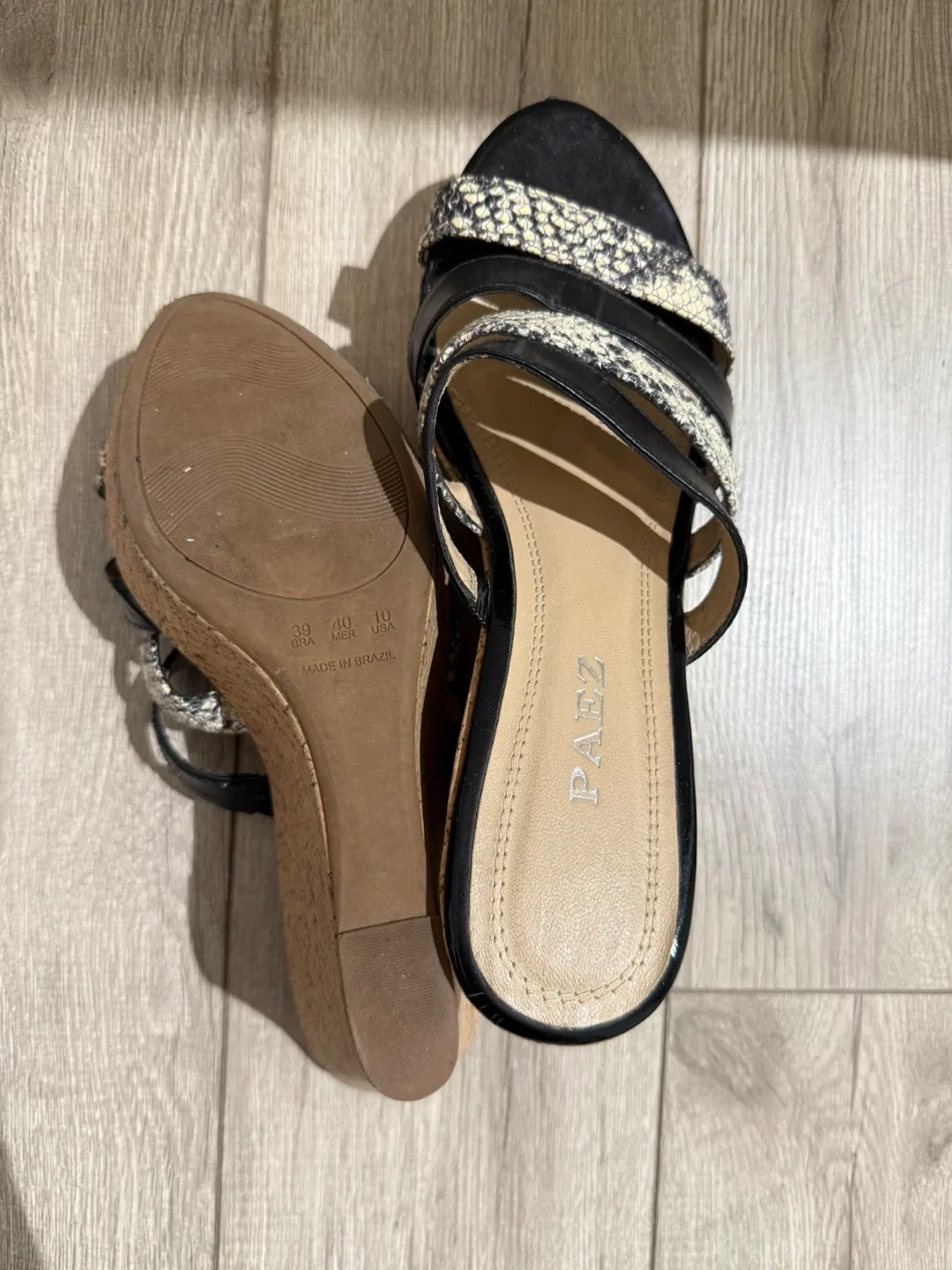 PAEZ Wedge Sandals - Size 10 image indicator(3)