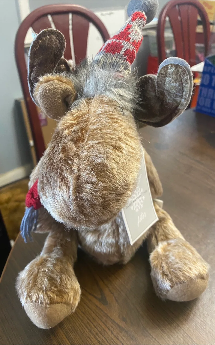 GlucksteinHome Holiday Moose Plush thumbnail