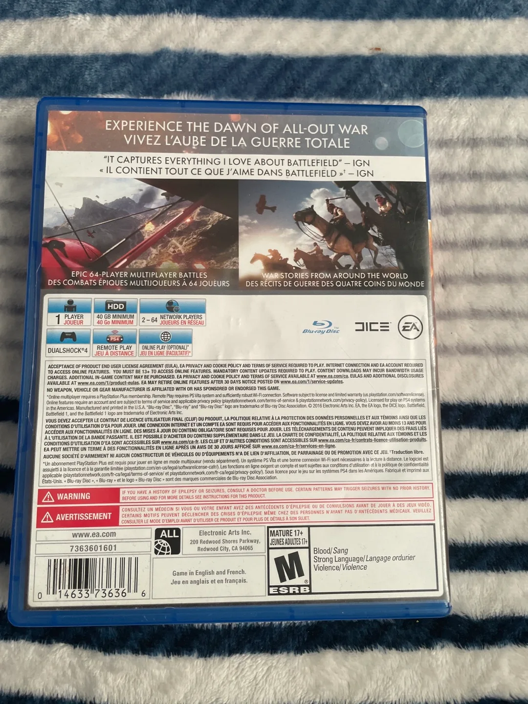 Battlefield 1 PS4 Game image indicator(4)