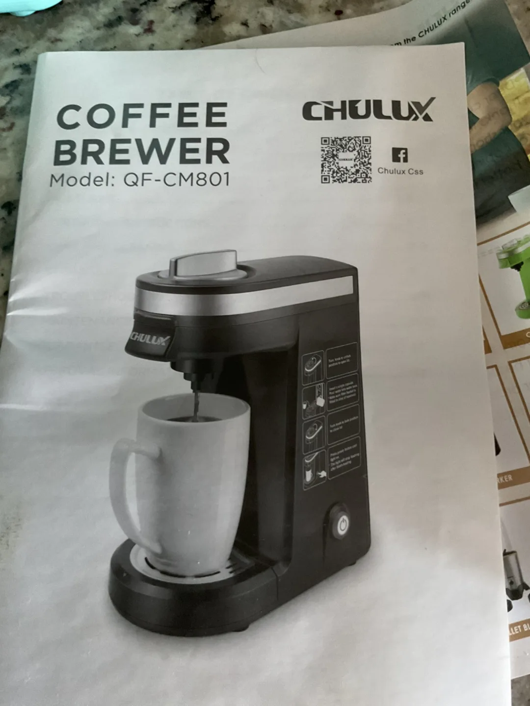 Chulux Single Serve Coffee Brewer - Mint image indicator(2)